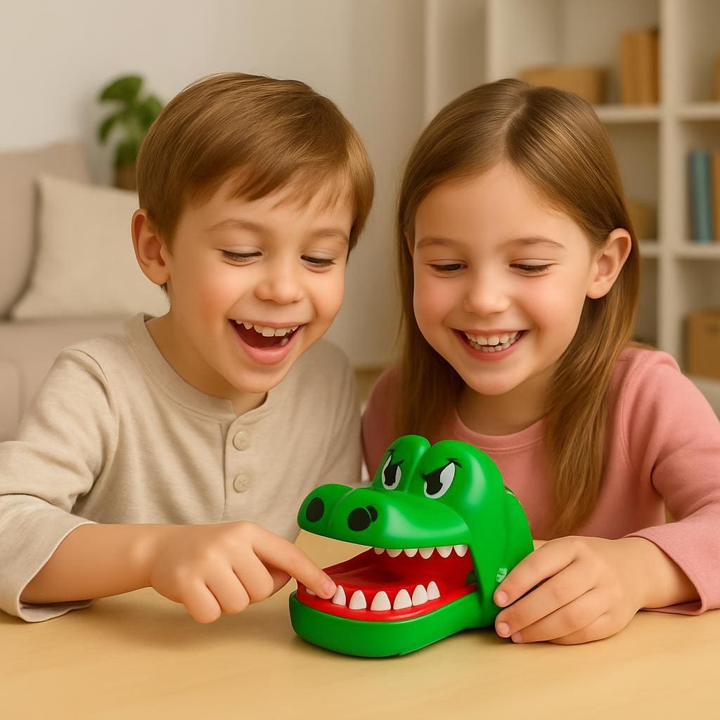 Brinquedo Crocodilo Dentista Morde Dedo Aperta Dente Jogo Dentista Mordida Dedo Jacaré Roleta Jogo Brinquedo